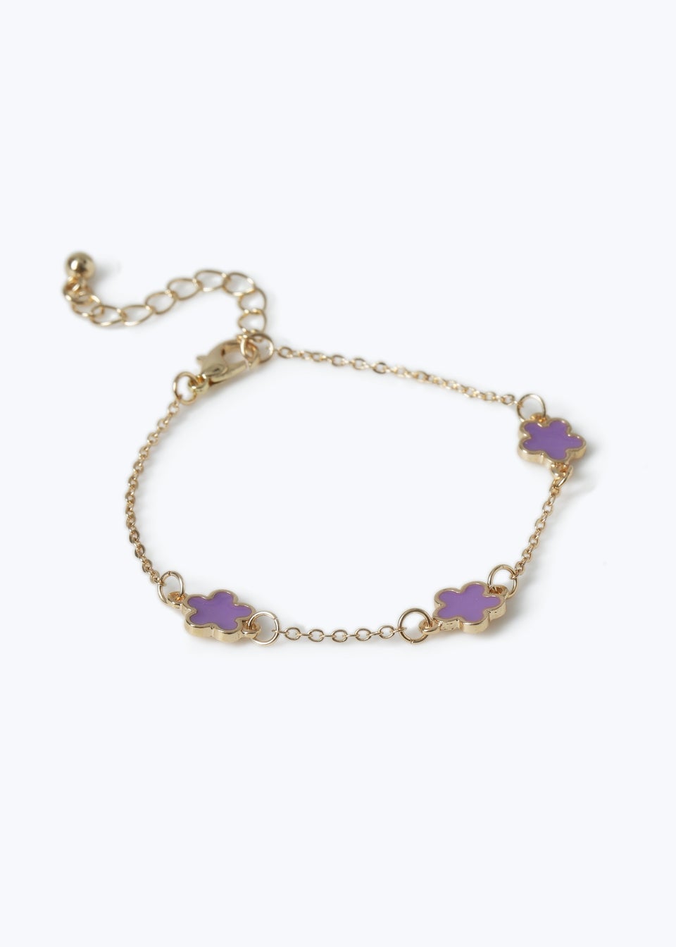 Muse Purple Flower Mini Me Bracelet
