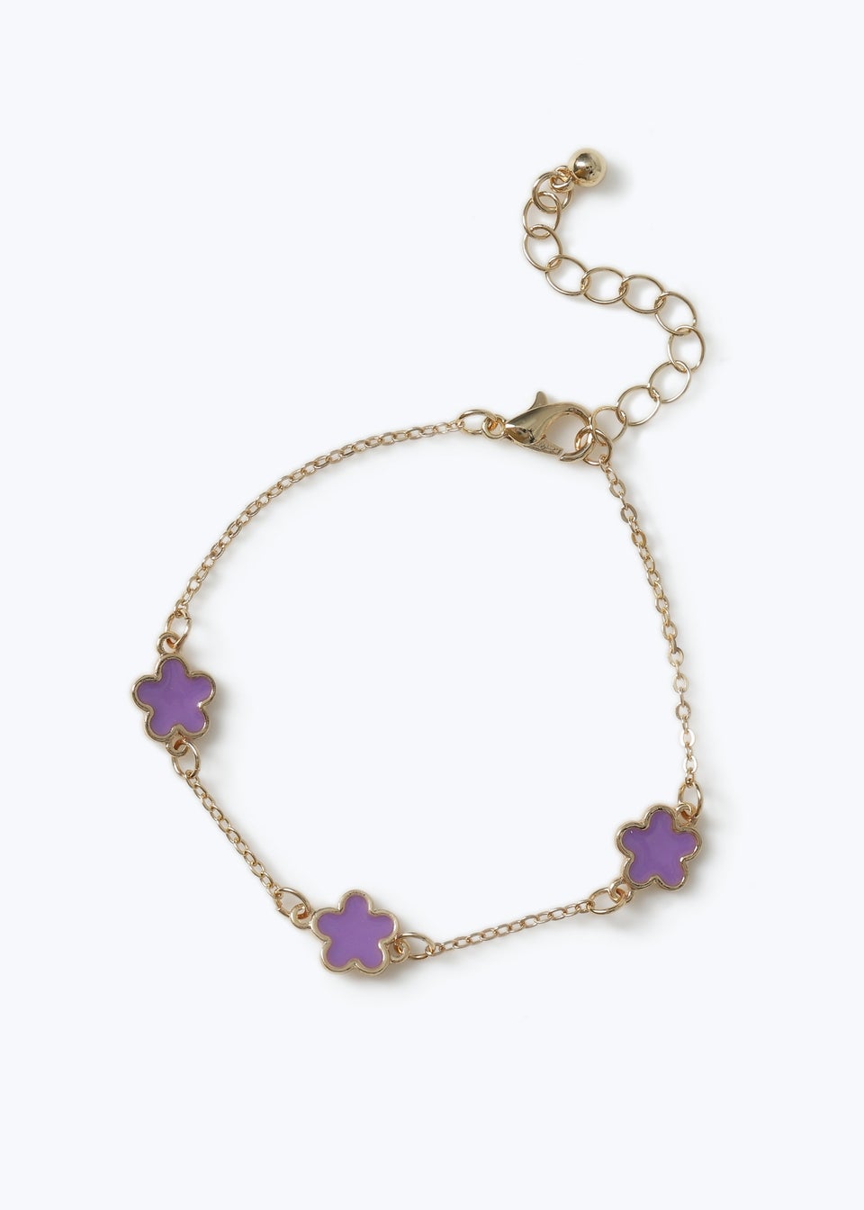 Muse Purple Flower Mini Me Bracelet