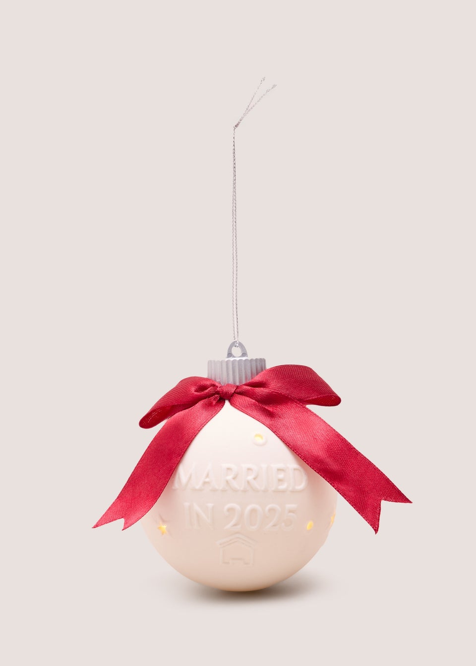 Cream Light Up Married In 2025 Bauble
