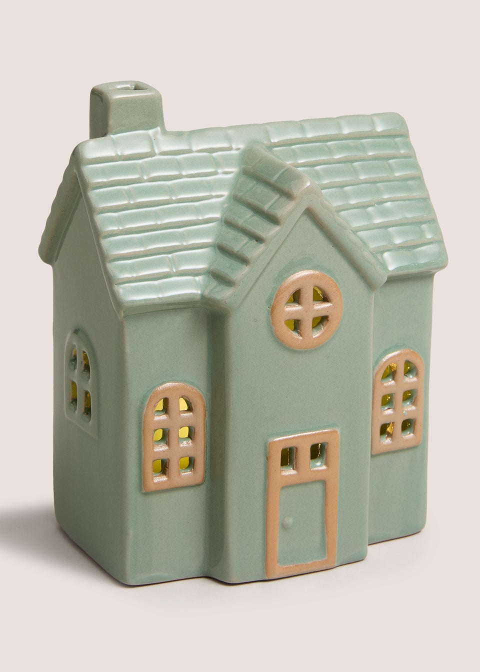 Green LED House Ornament