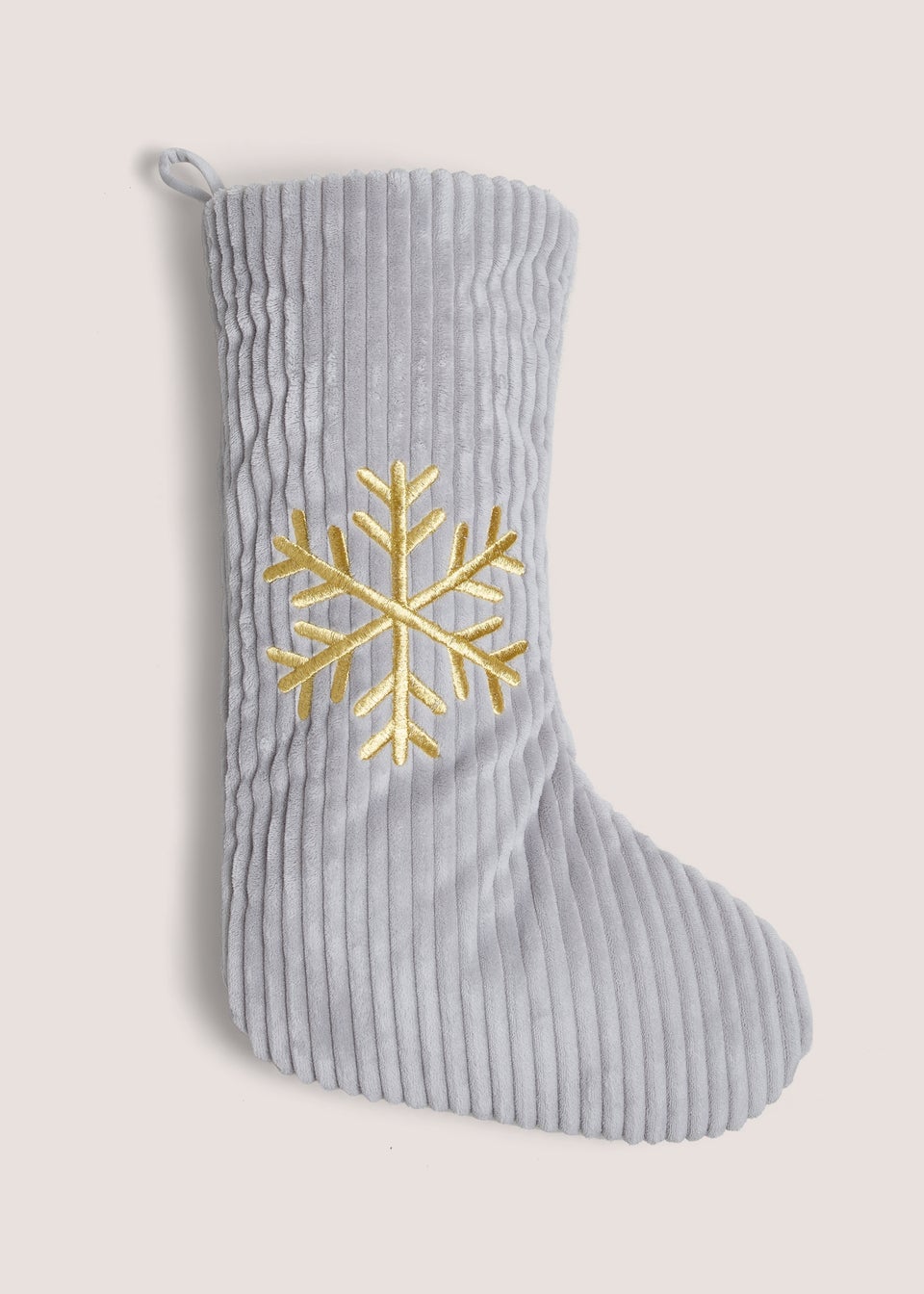 Grey Cosy Stocking