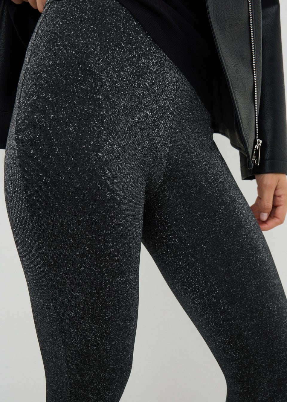 Black Sparkle Leggings