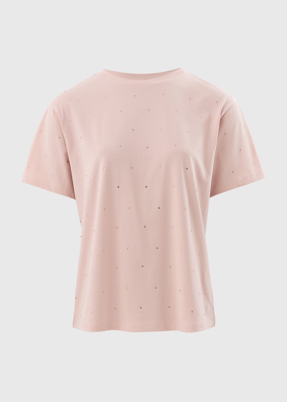 Pink Embellished T-Shirt