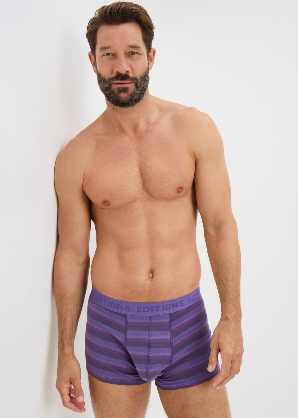 5 Pack Multicolour Jewel Stripe Hipsters