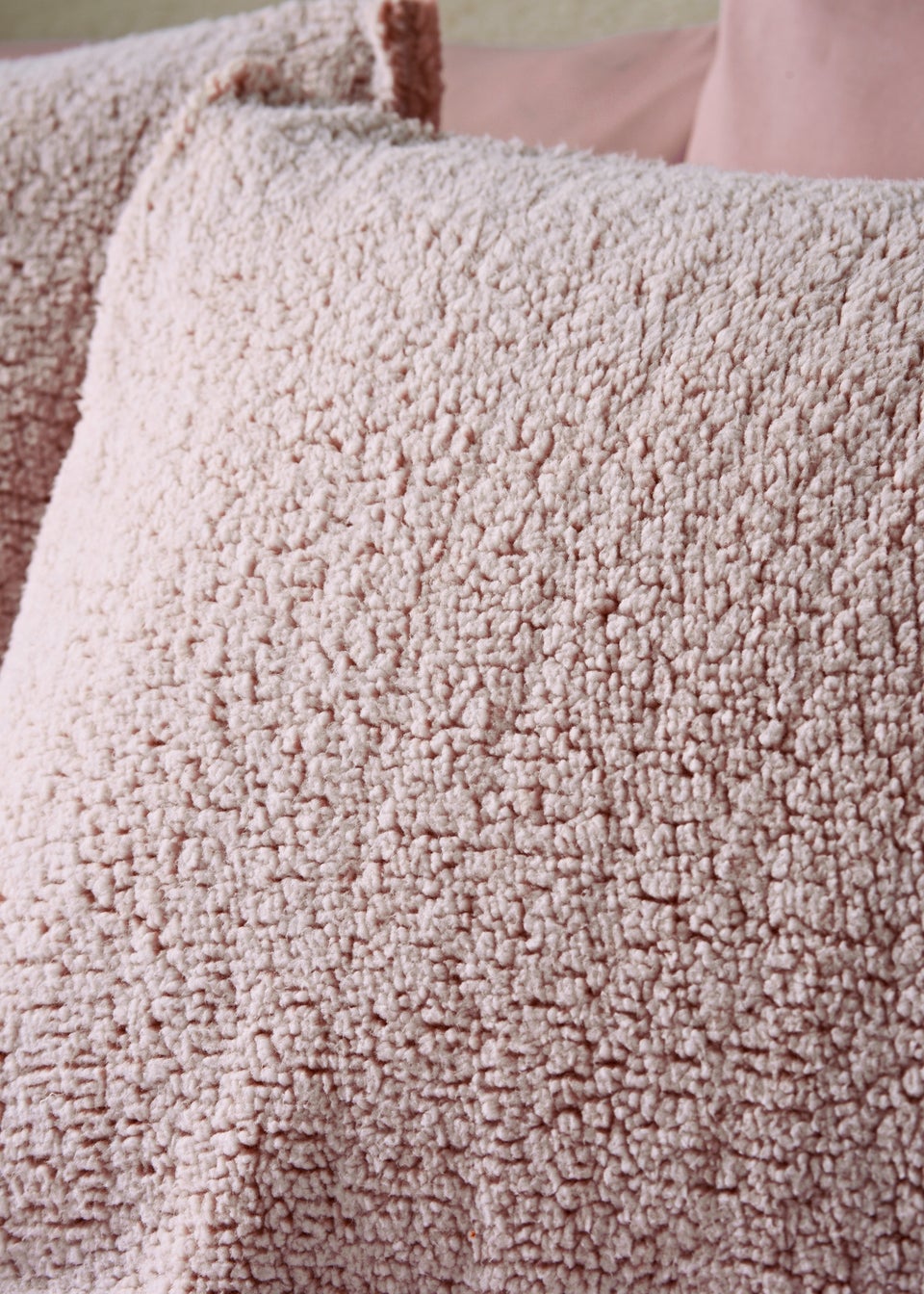Pink Marl Fleece Duvet Set