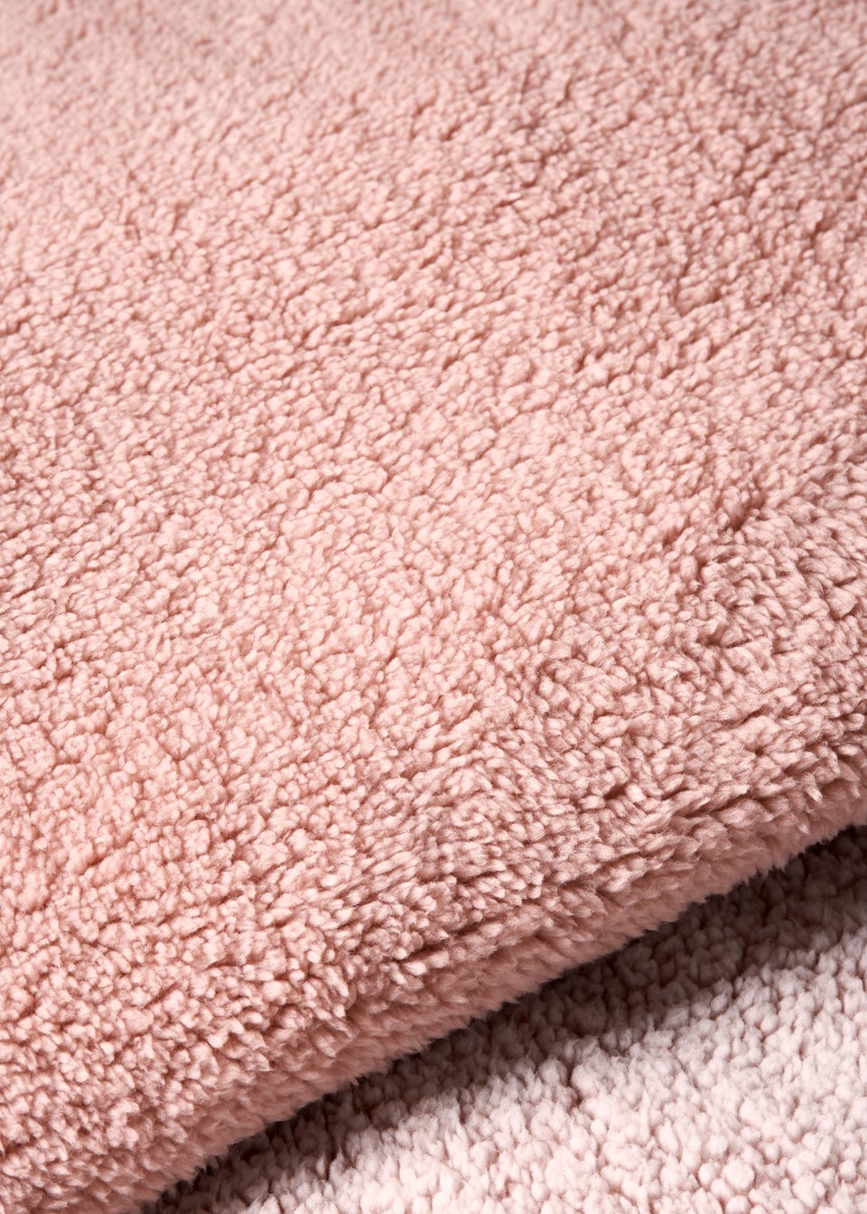 Pink Marl Fleece Duvet Set