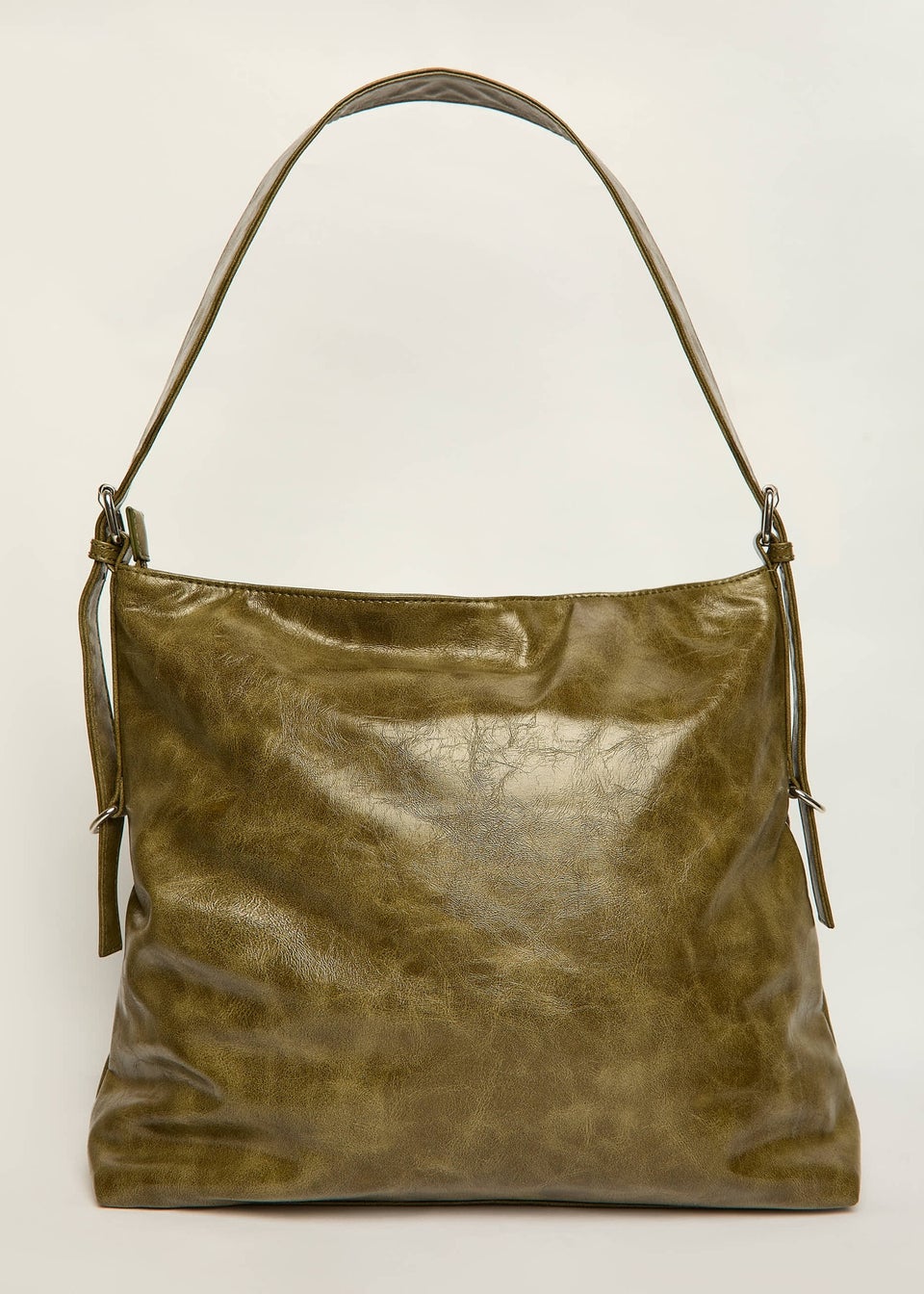 Madein Olive Pia Oversized Pressed Tote Bag
