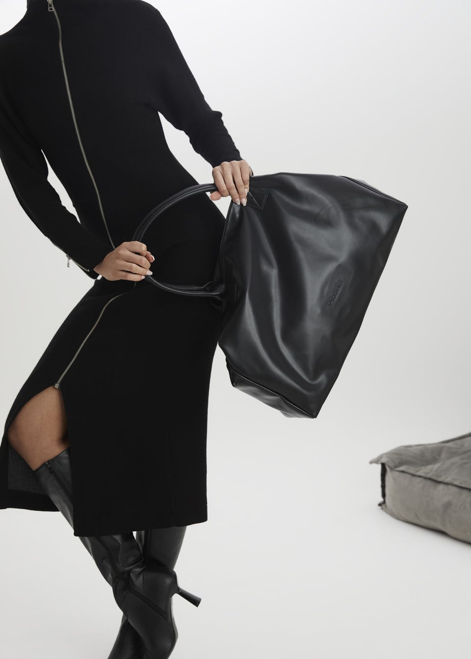 Madein Black Tilly Oversized Tote Bag