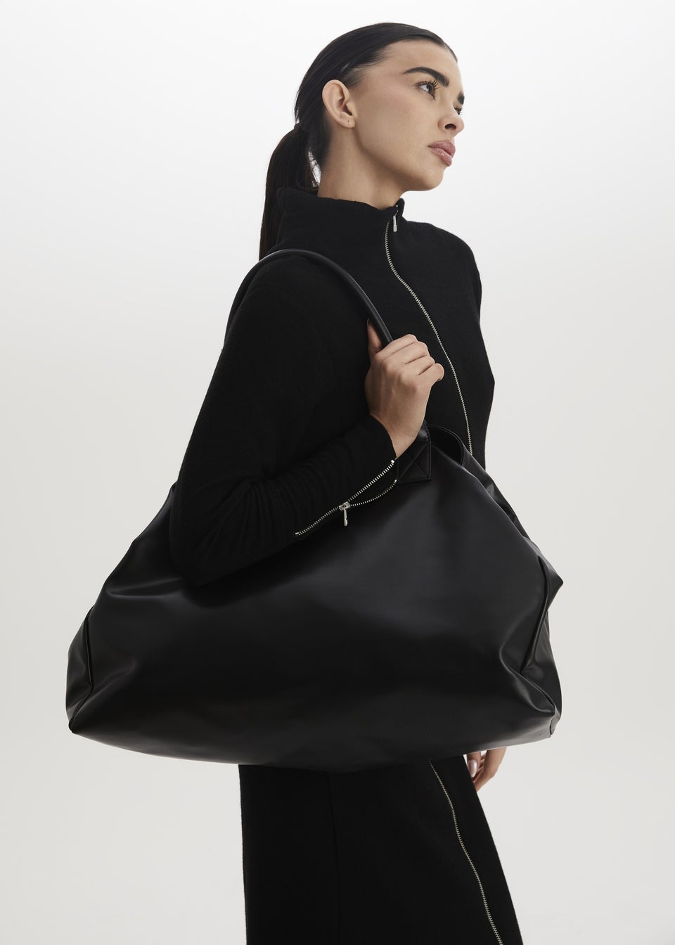 Madein Black Tilly Oversized Tote Bag