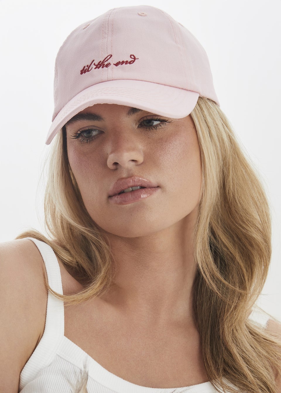 Madein Pink Rosie Embroidered Cap