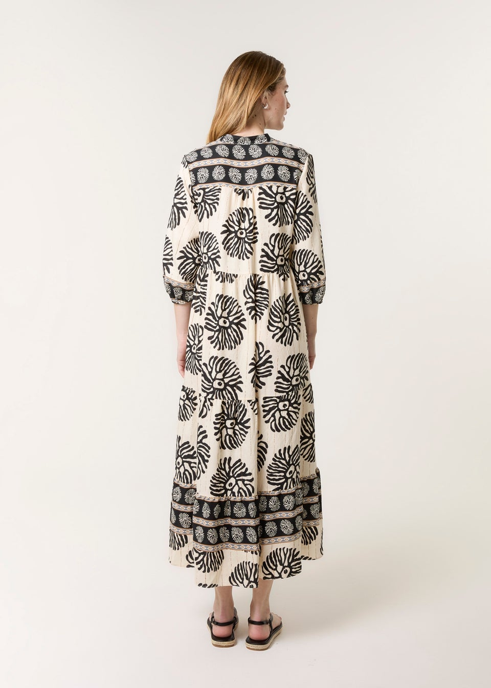 Blue Vanilla Black Oversized Smock Dress