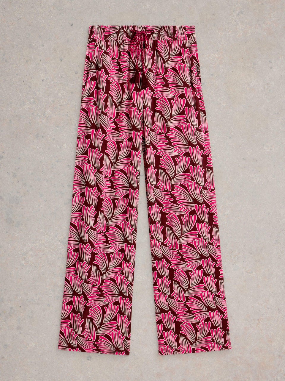 Belle Crinkle Hose mit weitem Bein