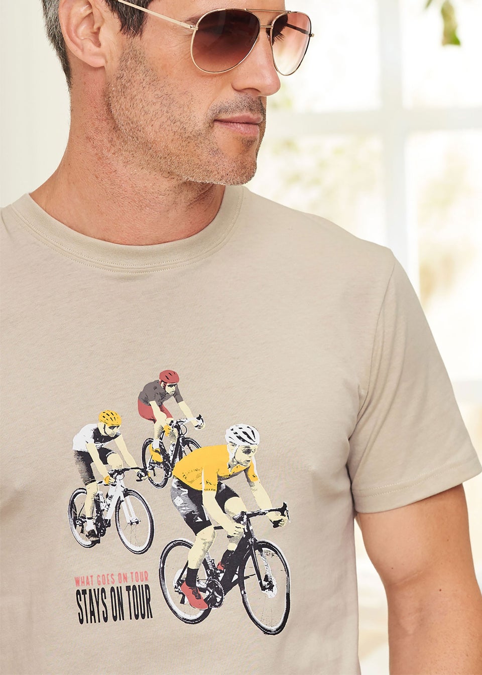Cotton Traders Fawn Printed T-Shirt