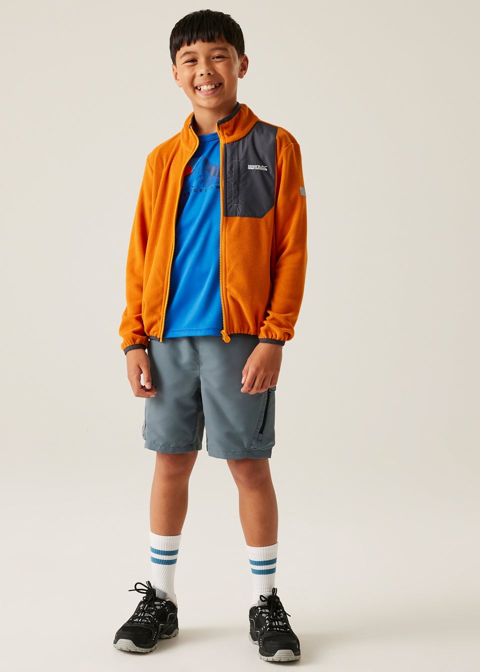 Regatta Apricot Fox Kids Frankie Anti-Pill Symmetry Fleece (3- 16 Yrs)
