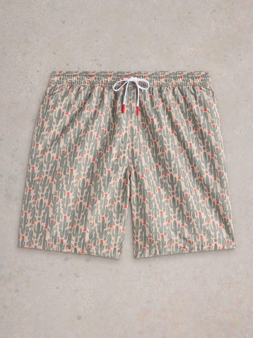 Badeshorts mit Kakteenprint