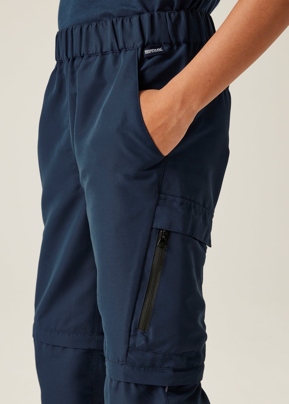 Regatta Navy Kids' Sorcer III Lightweight Trousers