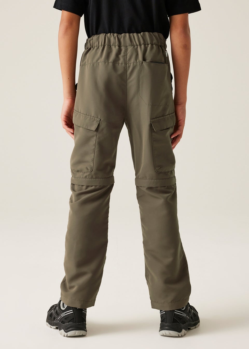 Regatta Mocha Treetop Kids' Sorcer III Lightweight Trousers (3- 16 Yrs)