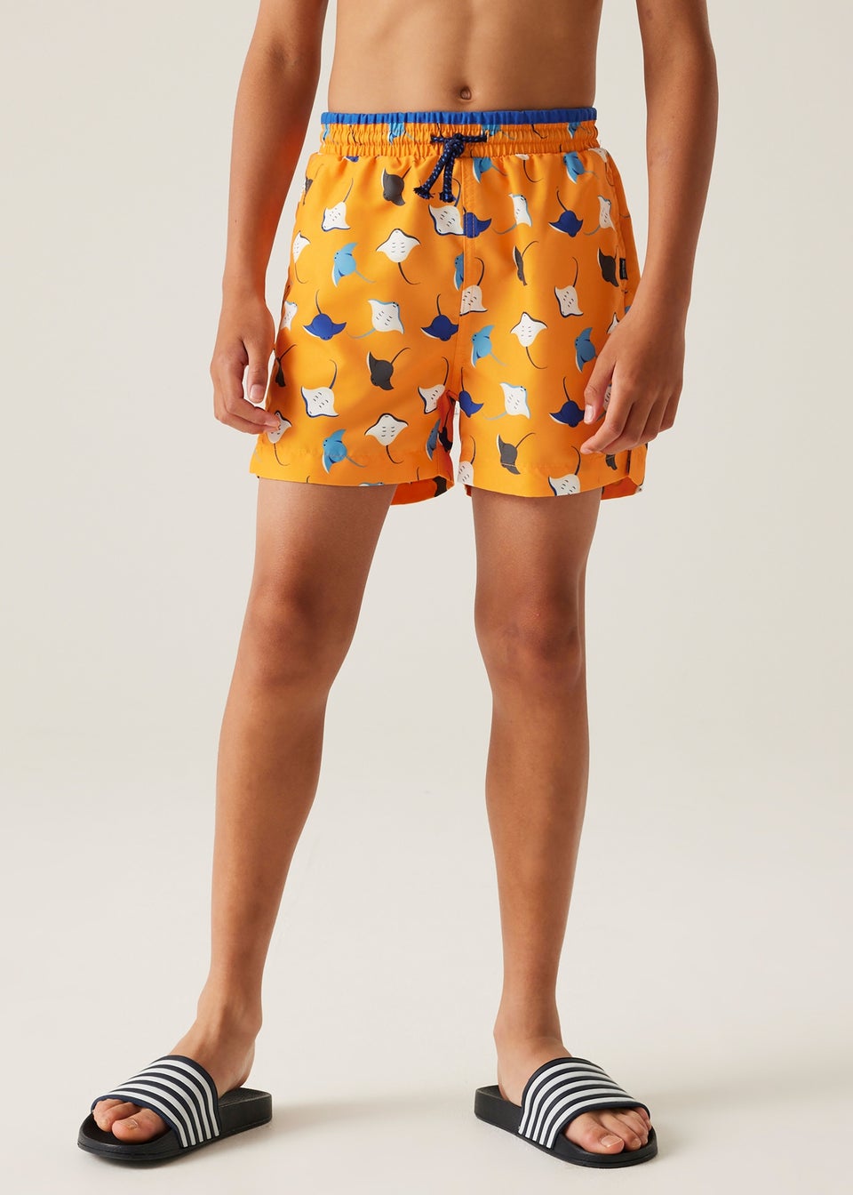 Regatta Bright Marigold Stingray Kids Skander III Swim Shorts (3- 16 Yrs)
