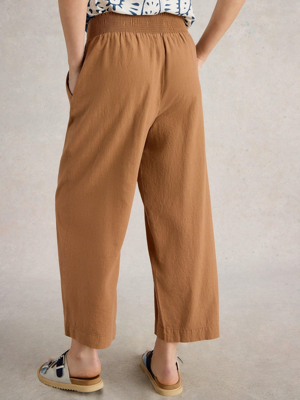 Culotte Shelly aus Leinenmischung