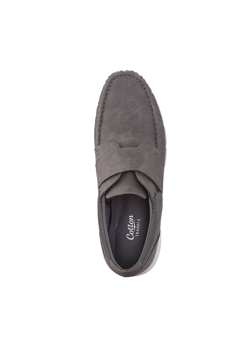 Cotton Traders Dark Grey Lightweight Adjustable Shoes