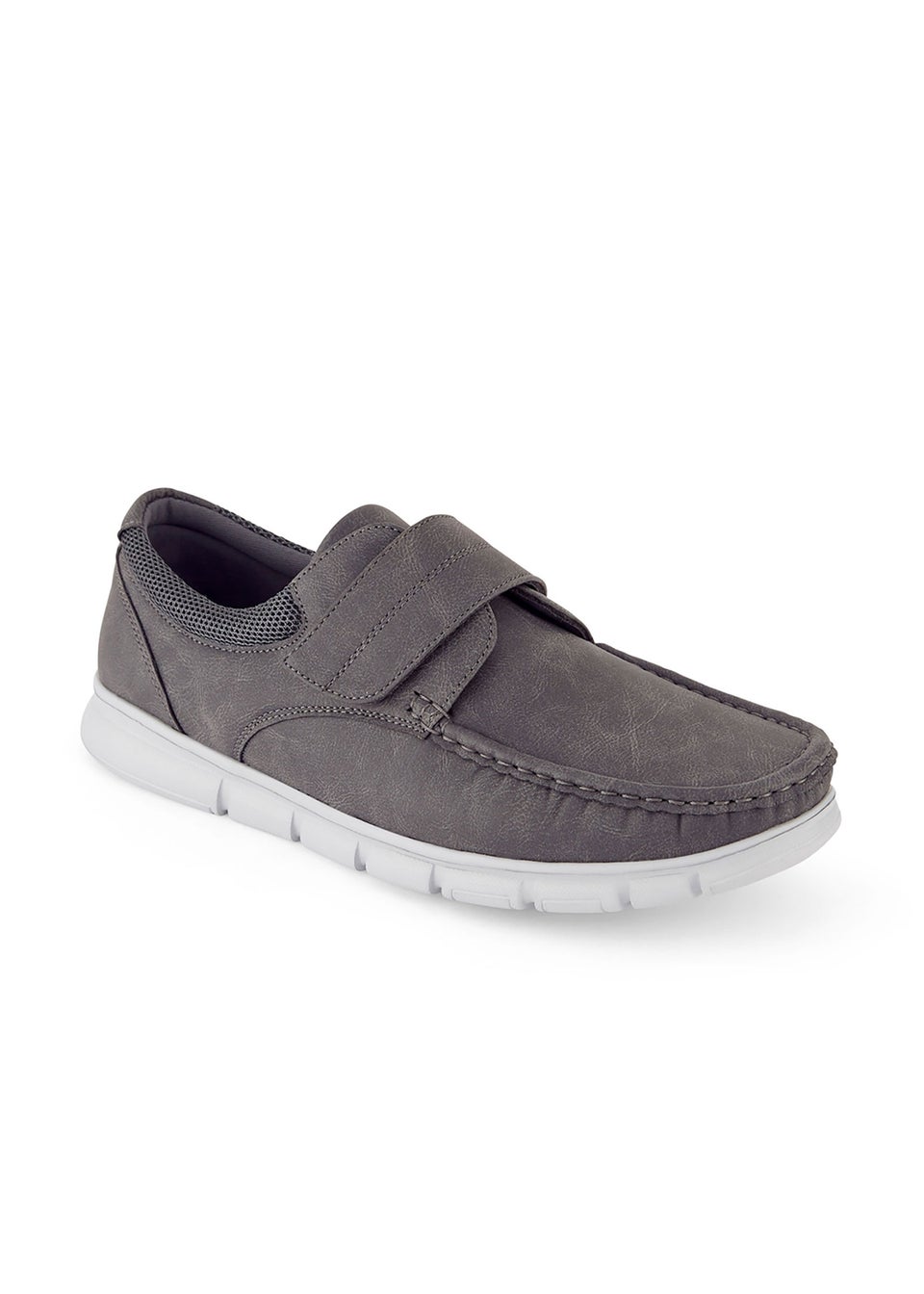 Cotton Traders Dark Grey Lightweight Adjustable Shoes