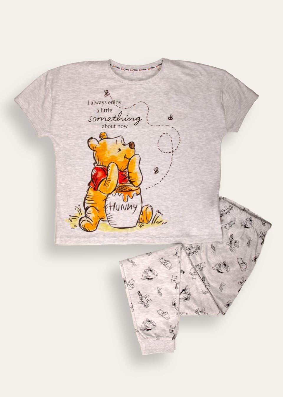 Winnie The Pooh Grey Pyjama Set