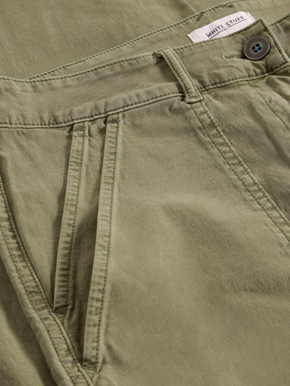 Chinohose Twister mit weitem Bein