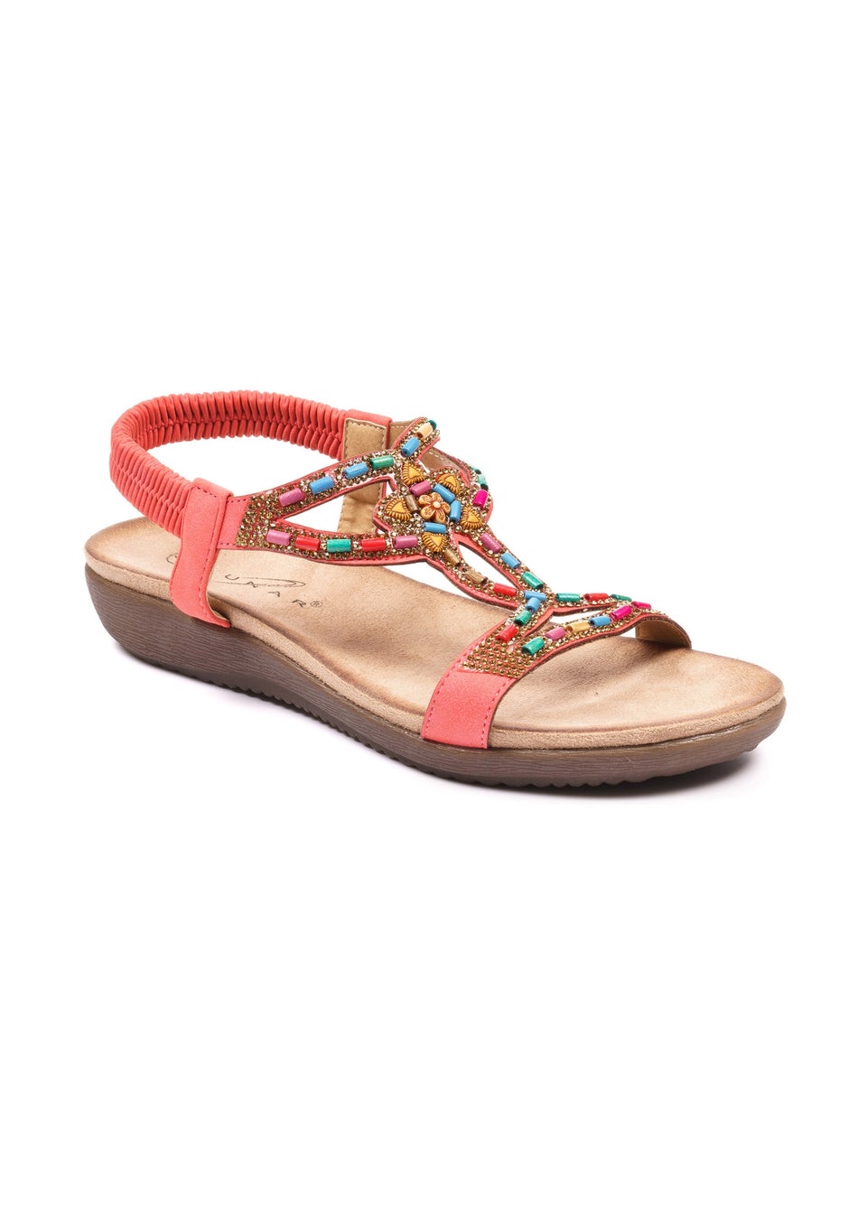 Lunar Orange Mariella Sandal