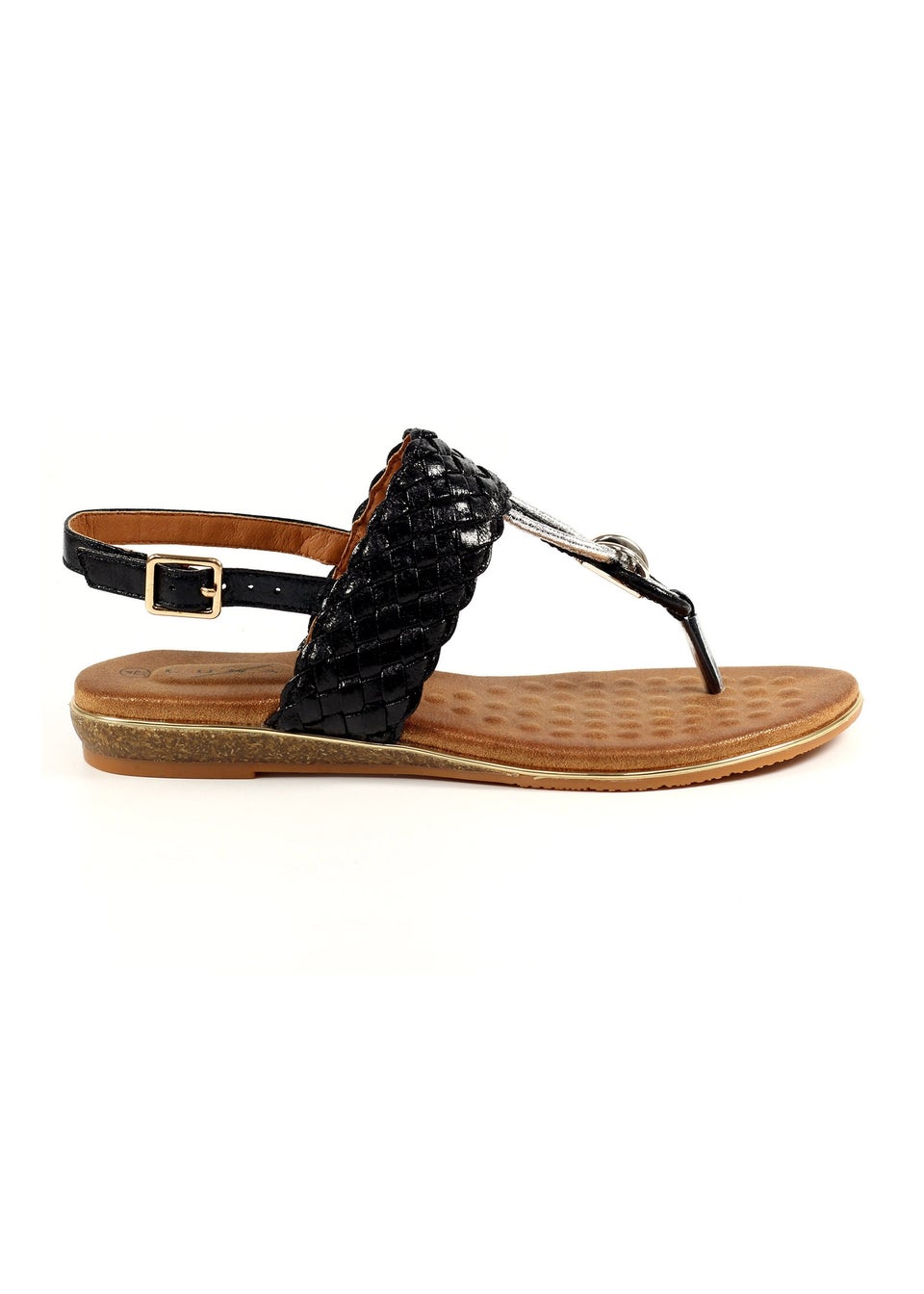 Lunar Black Dawley Sandal