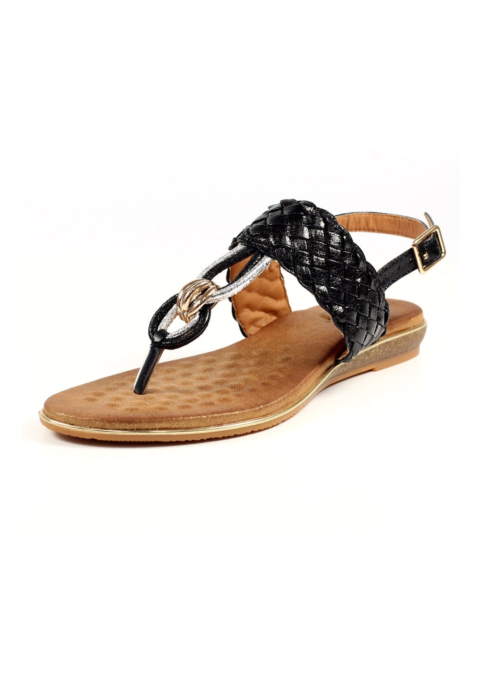 Lunar Black Dawley Sandal