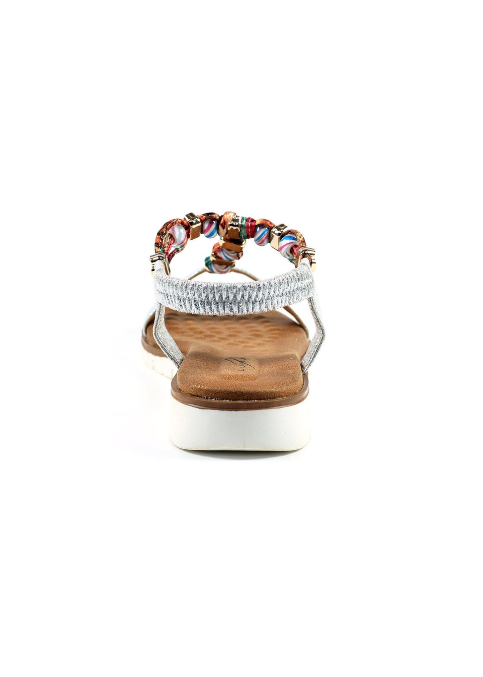 Lunar Silver Tempo Sandal