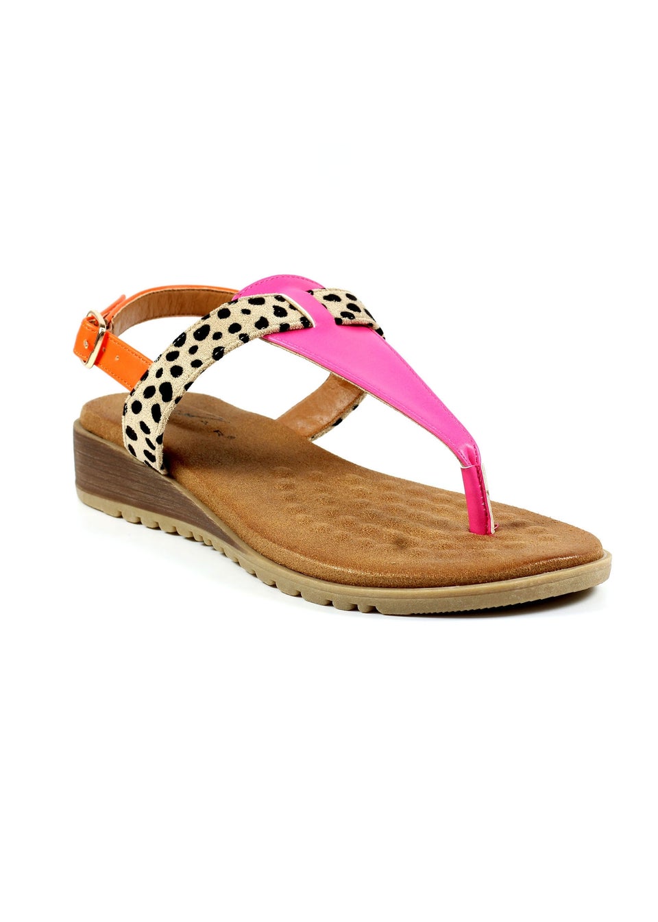 Lunar Fuschia Gina Sandal