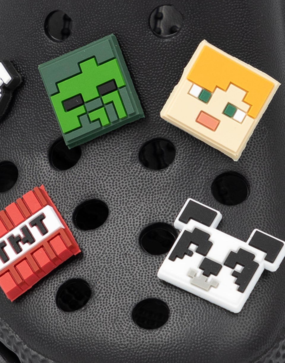 Minecraft Kids Black Character Face Clogs (11 Younger - 4 Older)