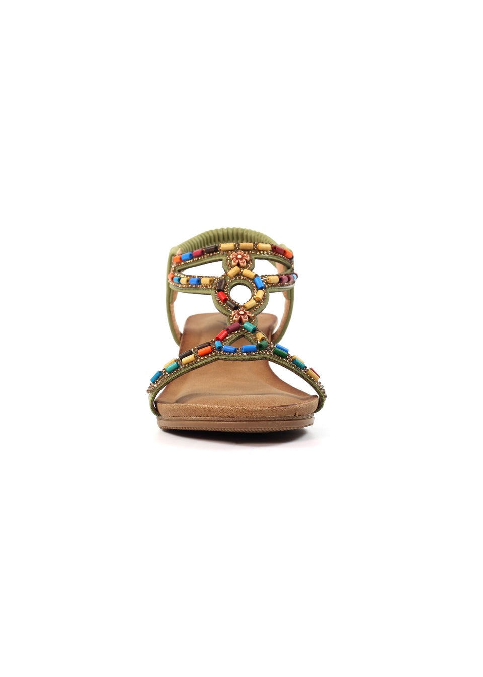 Lunar Khaki Epsom Sandal