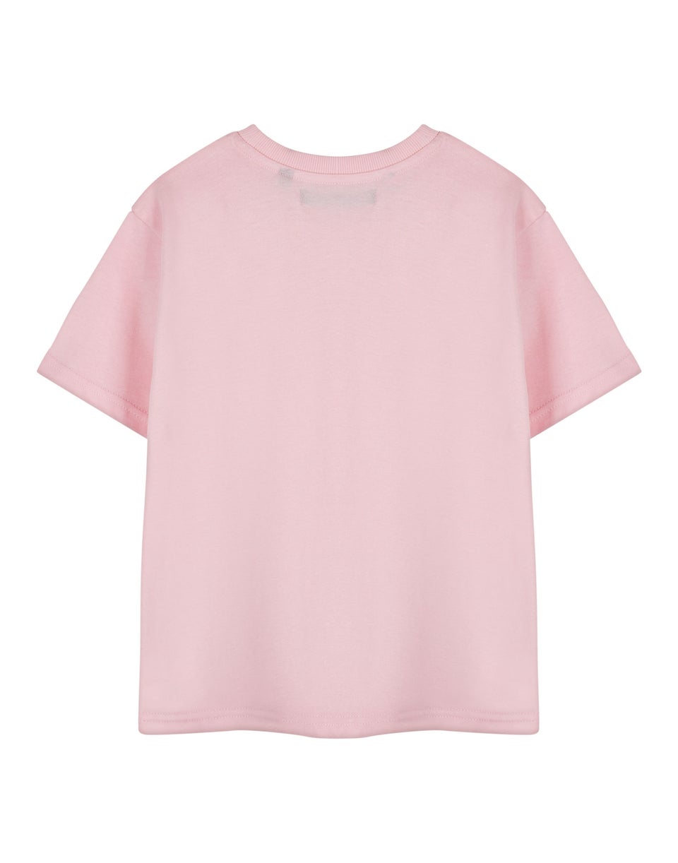 Barbie Don't Worry Be Hoppy Girls Pink T-Shirt (3-14 Years)