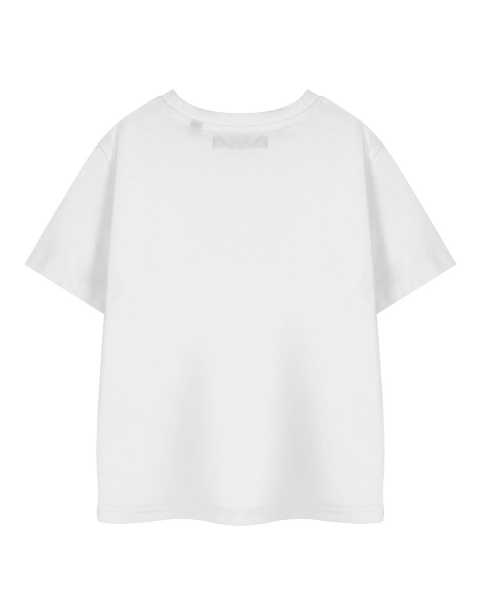 Hello Kitty Kuromi Heart Kids White T-Shirt (3-14 Years)