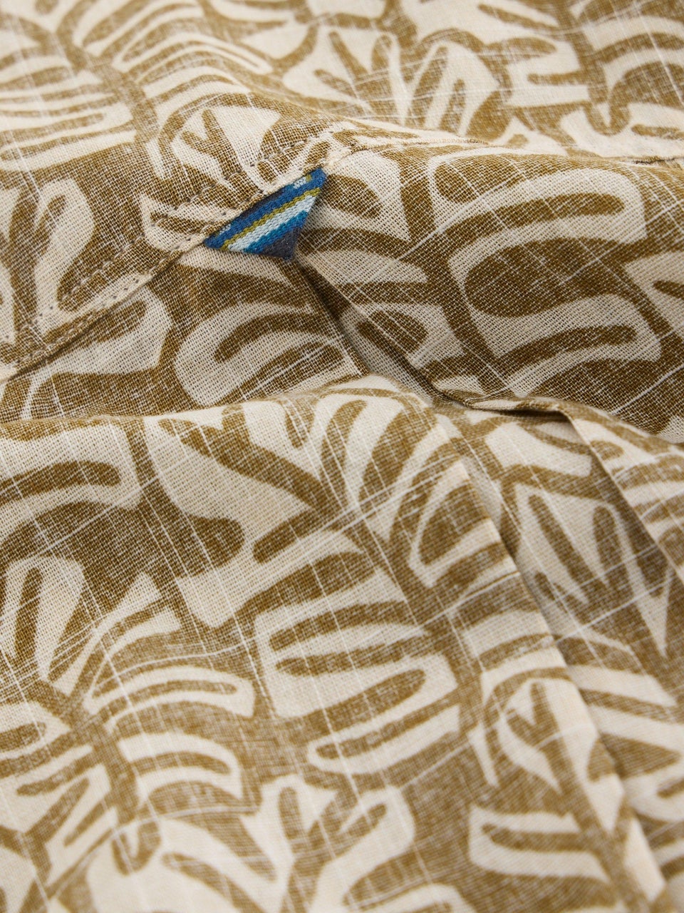 Hemd Finsbury mit Blätterprint
