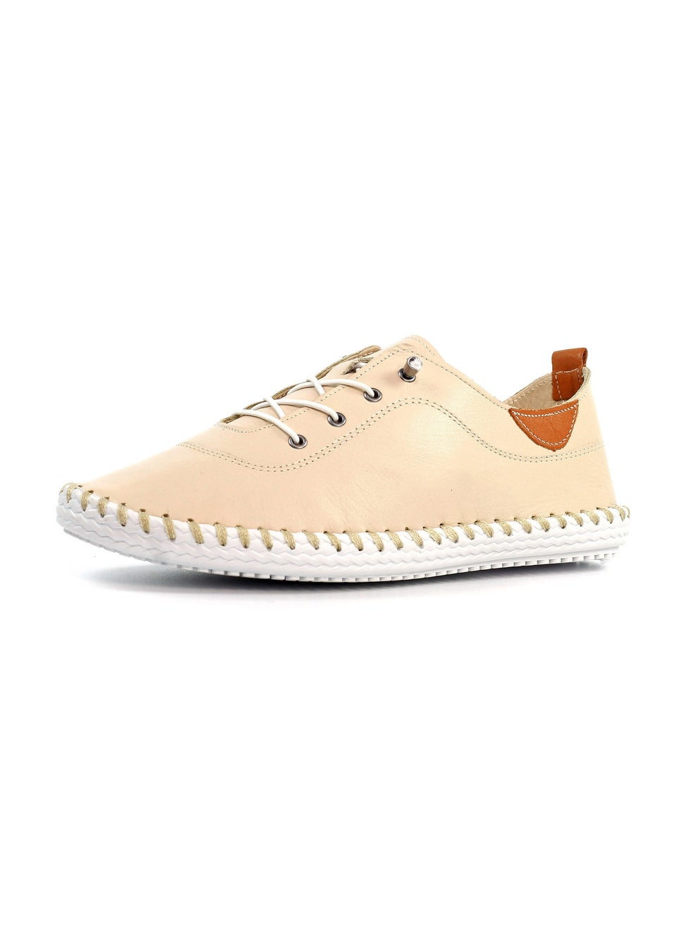 Lunar Beige St Ives Plimsoll