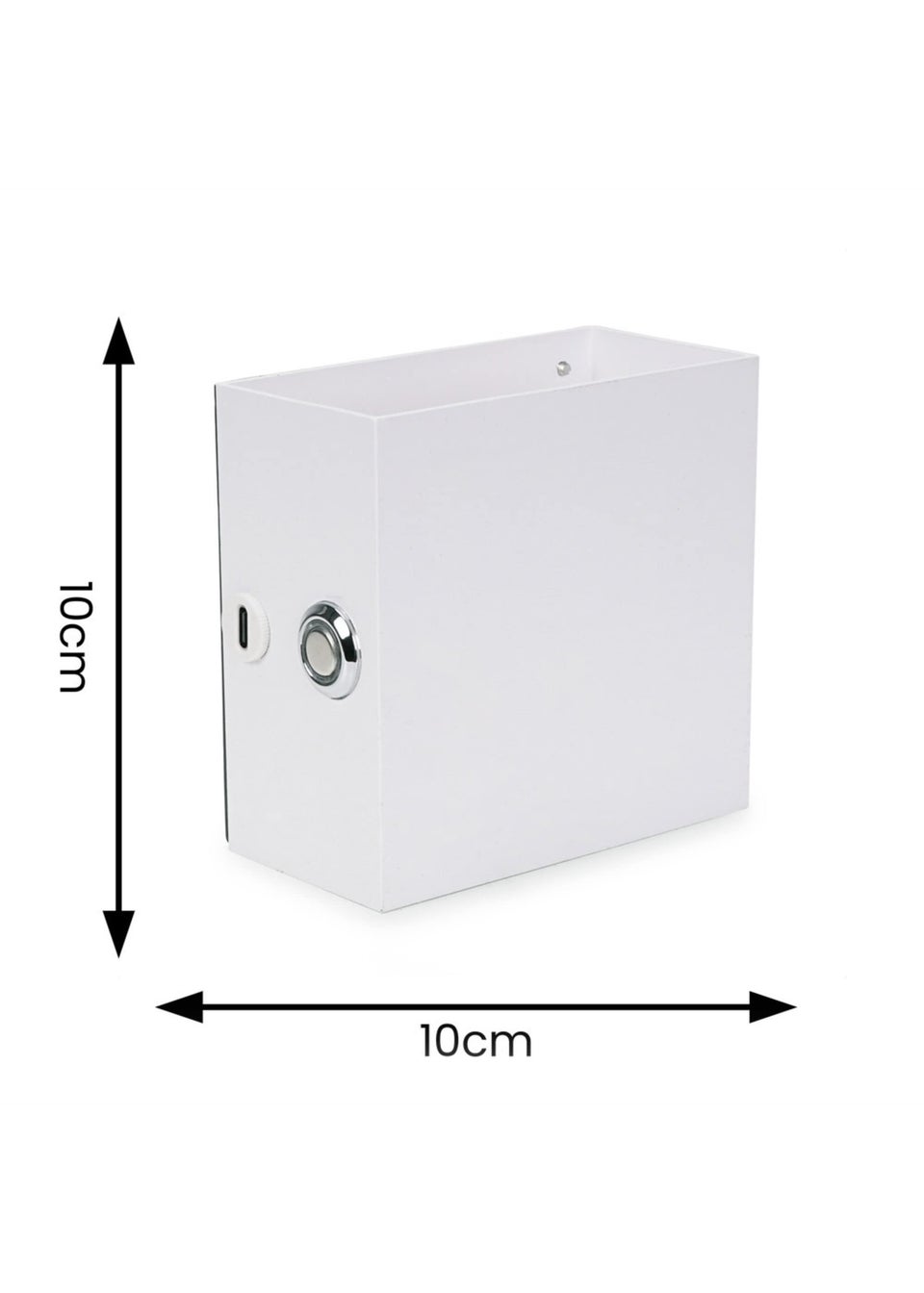ValueLights Marx White Rechargeable Easy Fit Wireless Wall Light