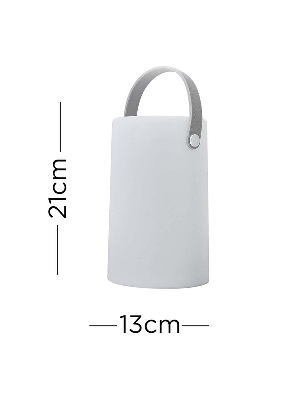 ValueLights Daomu IP44 Colour Changing Rechargeable Lantern Table Lamp Light