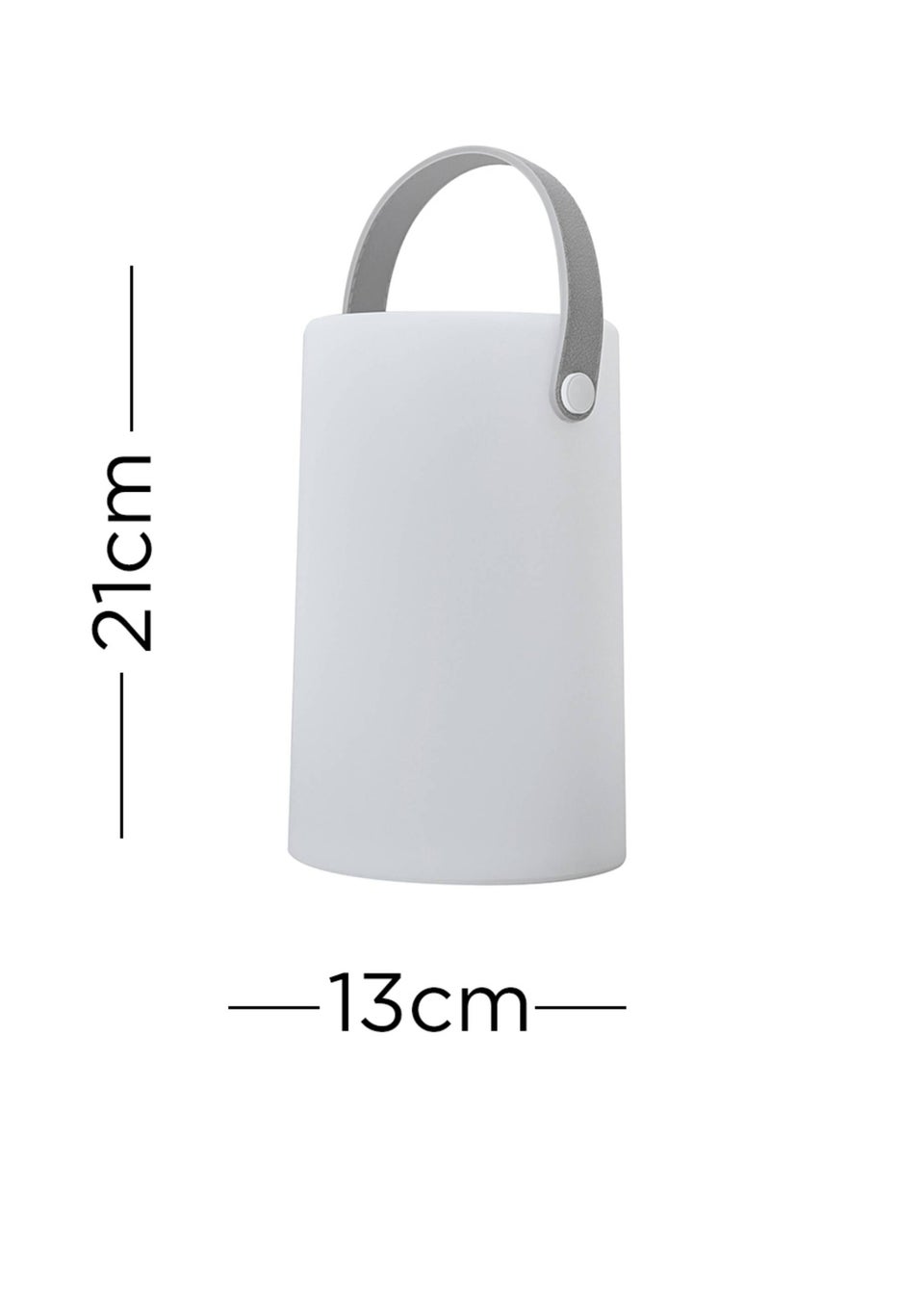 ValueLights Daomu IP44 Colour Changing Rechargeable Lantern Table Lamp Light