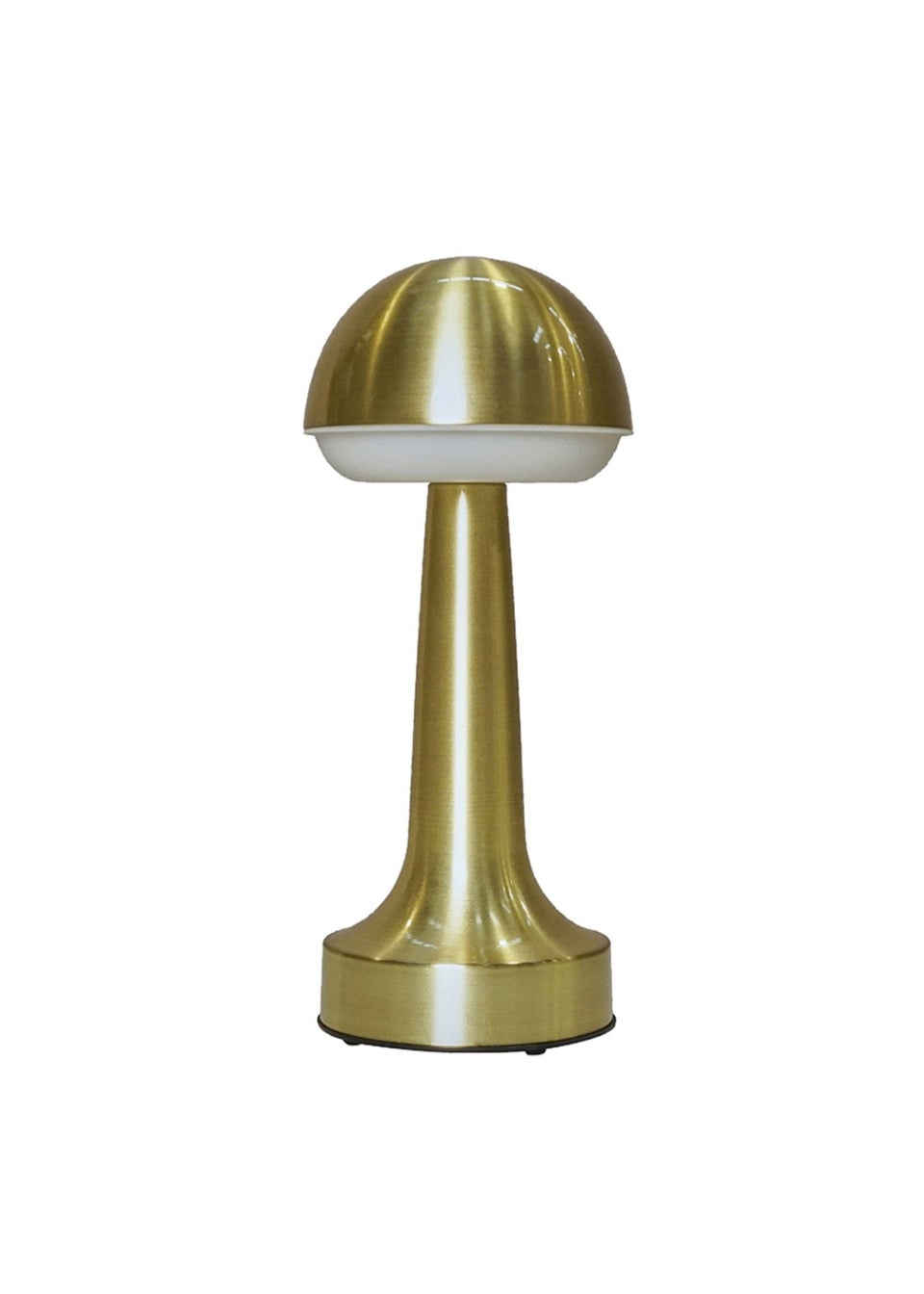 ValueLights Troy Antique Brass LED Rechargeable Dimmable Touch Table Lamp