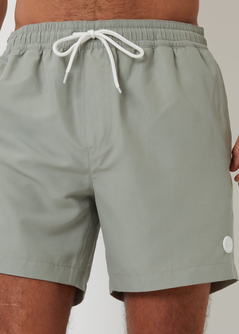 Threadbare Soft Green 2 Pack Geometric Print Swim Shorts