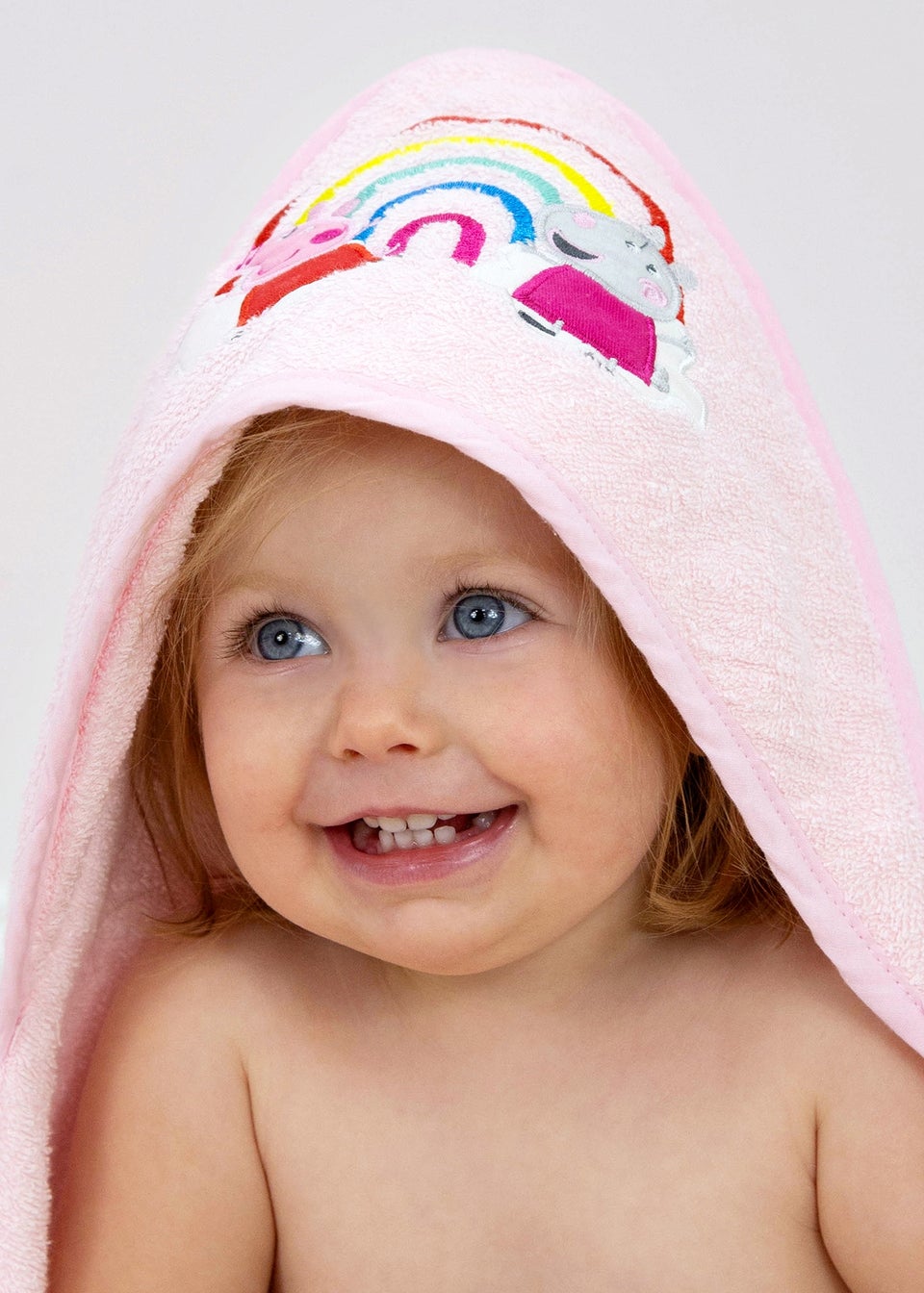Peppa Pig Pink Lullabies Infant  Hooded Towel