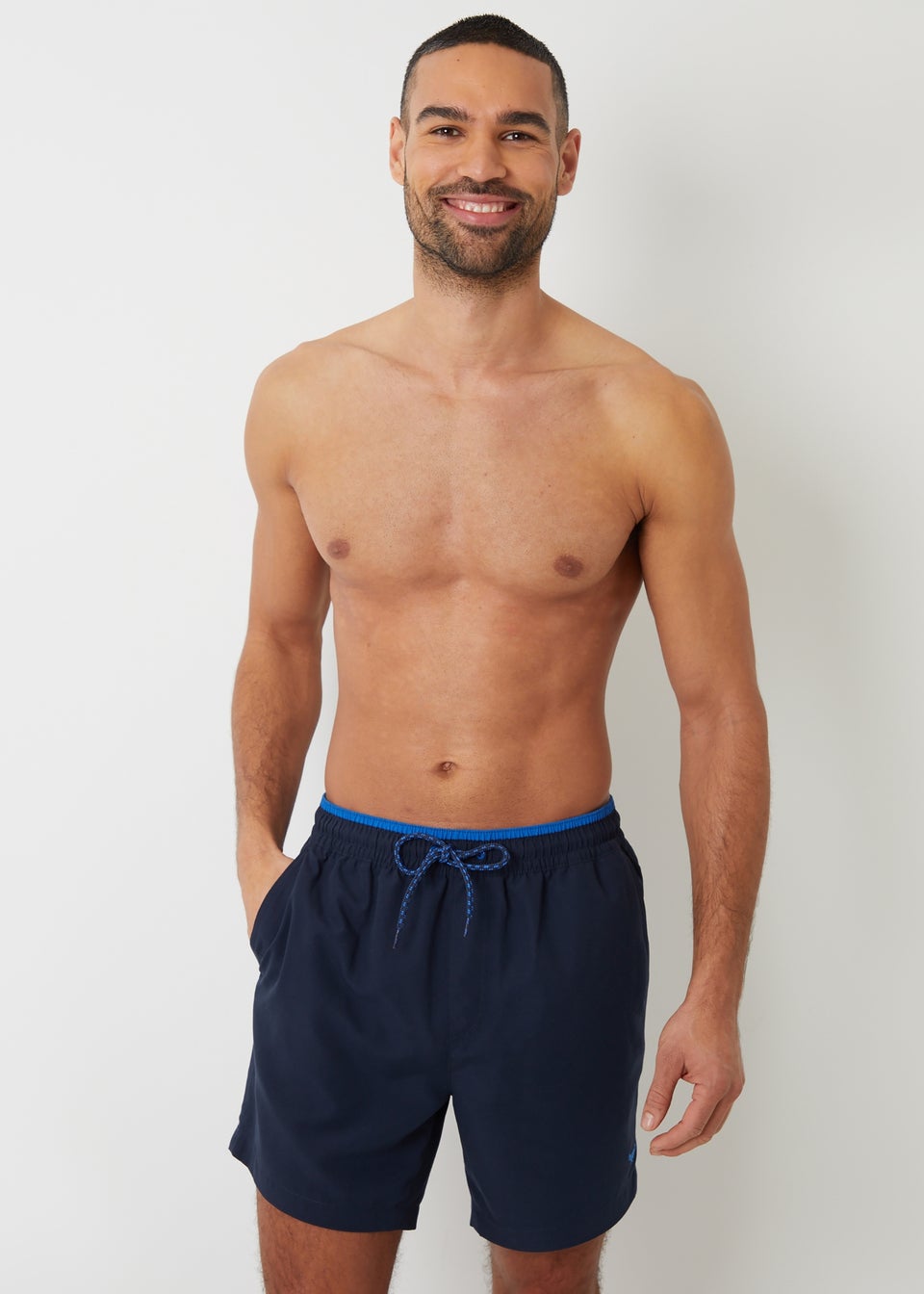 Threadbare Black Dawlish 2 Pack Swim Shorts