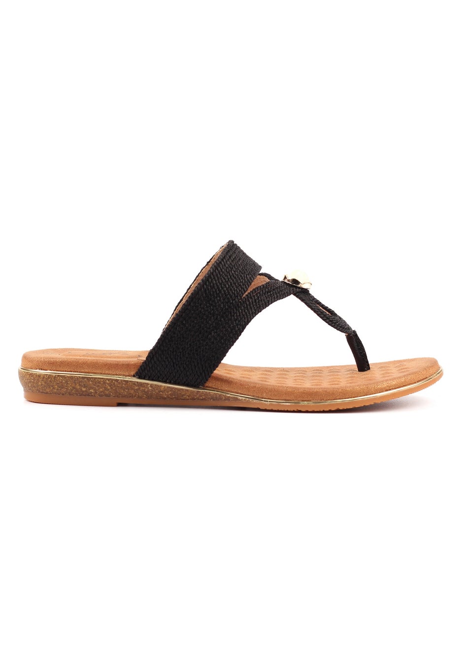 Lunar Black Ezra Sandal