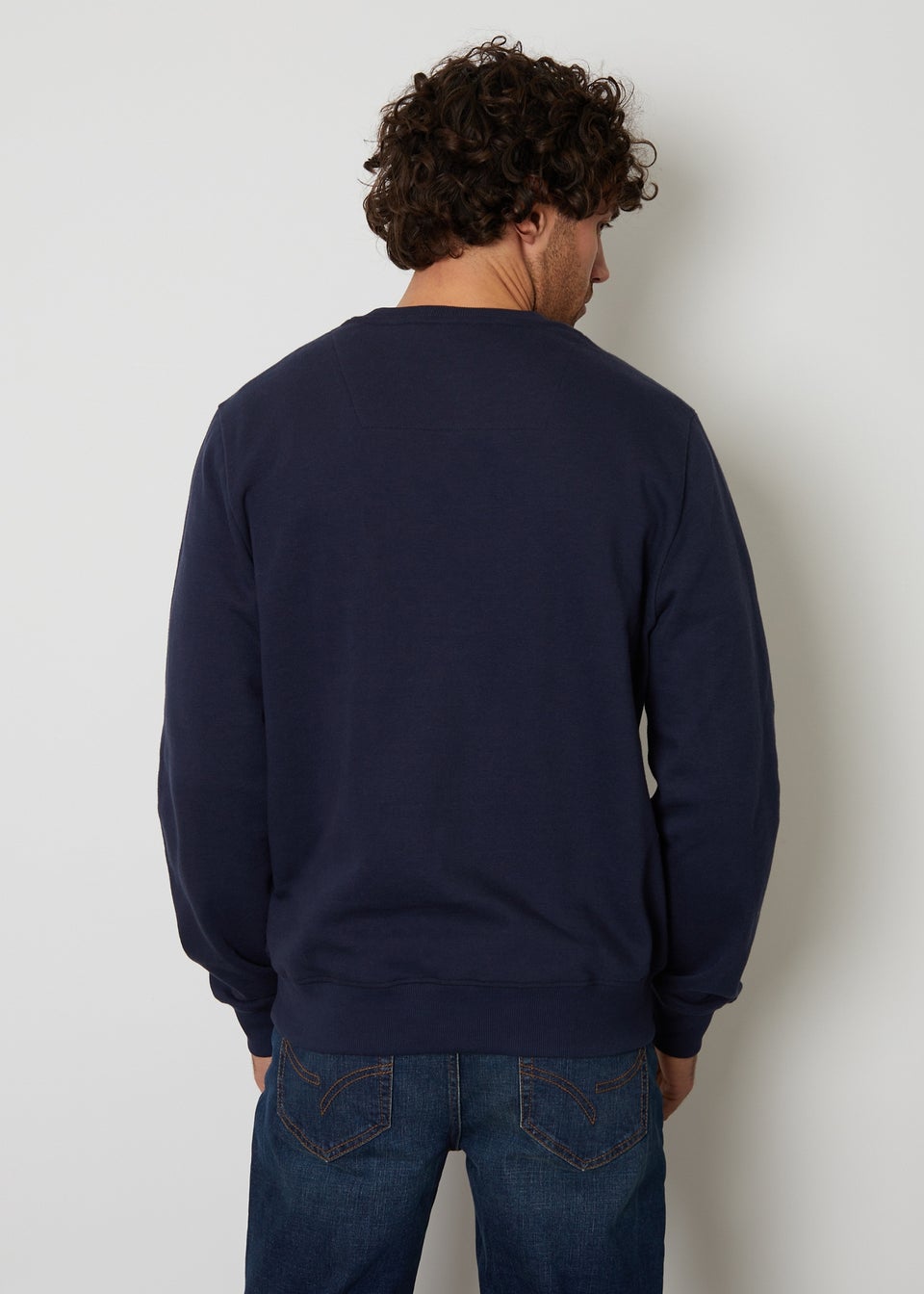 Threadbare Blue 3 Pack Crew Neck Sweatshirts