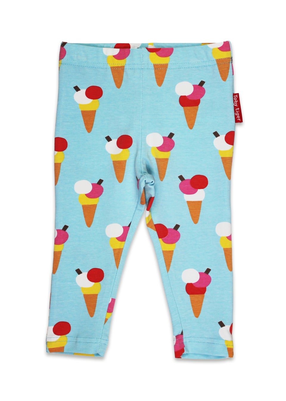 Toby Tiger Organic Blue Ice Cream Print Leggings (6 months - 8 years)