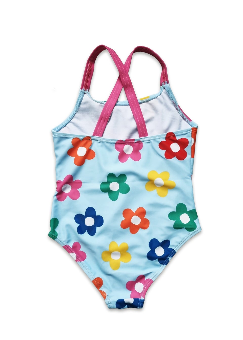 Toby Tiger Multi Colour Flower Print Kids Swimsuit (2 years - 8 years)