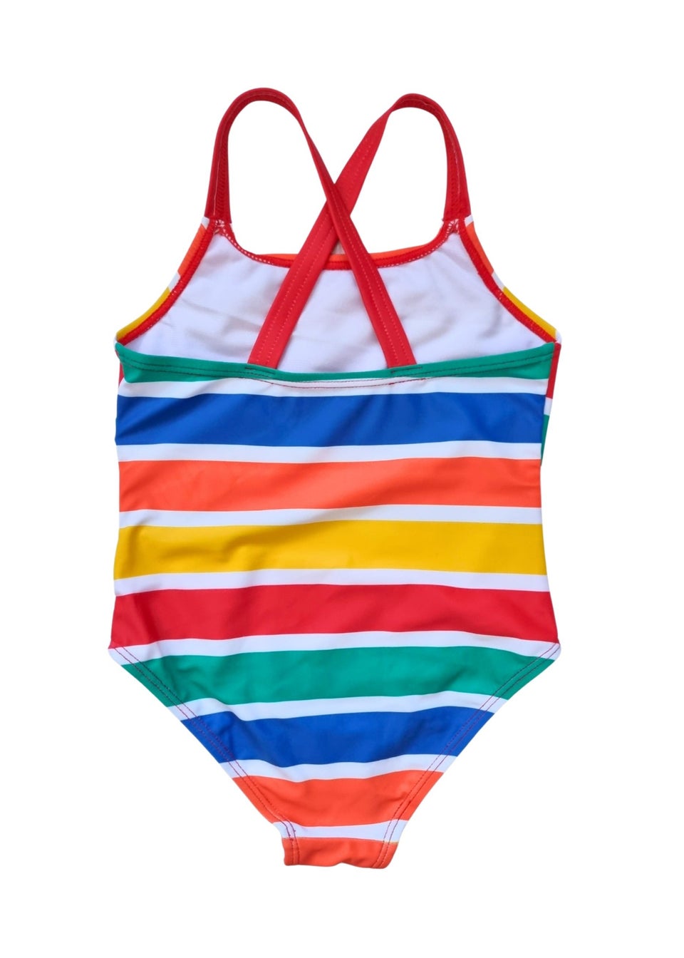 Toby Tiger Multi Colour Stripe Print Kids Swimsuit (2 years - 8 years)